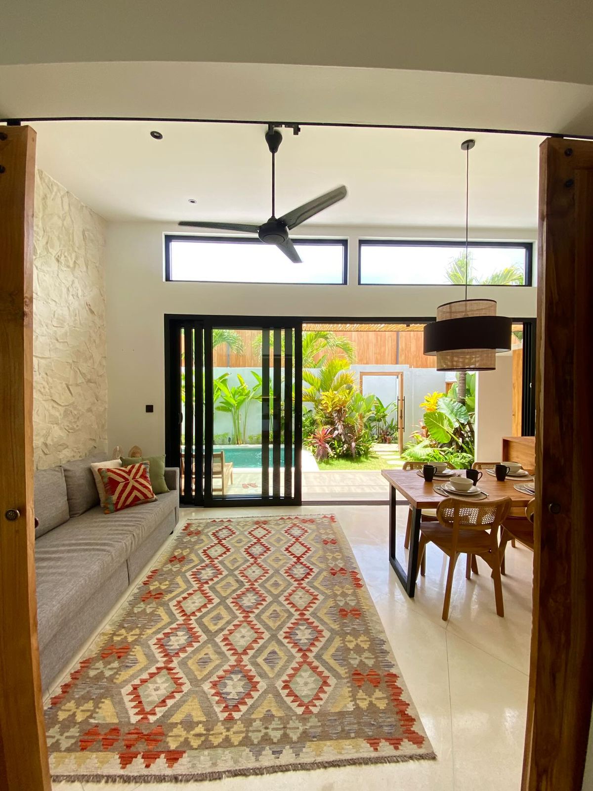 Villa pool view